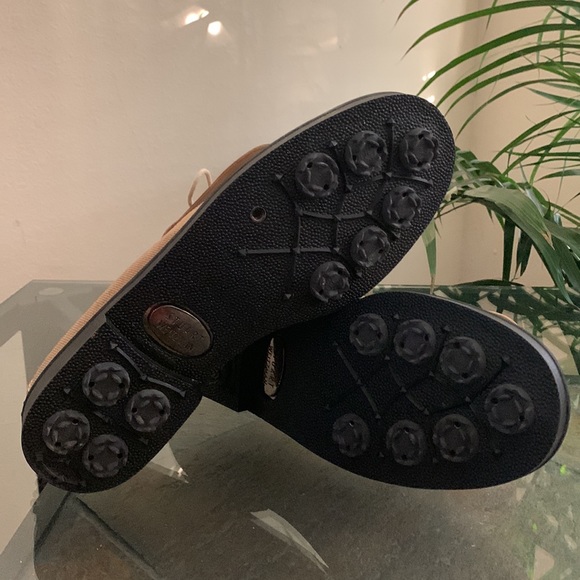 STUART WEITZMAN Sand Cordura Golf Shoes - Picture 11 of 12